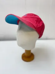 POLO RALPH LAUREN ポロラルフローレン ピンク-ブルー バイカラー ベースボールキャップ