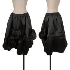 ④COMME des GARCONS サテン チュールドール、リボン付スカート - メルカリ