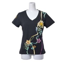 Christian Dior 5A18155940 ガリアーノ期 ラインストーン ロゴ ロングTシャツ Christian Dior - Christian Dior 5A18155940 ガリアーノ期 ライン
