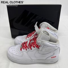 わんころ様 最終値下げ 美品 Supreme Air Force 1 ホワイト - メルカリ