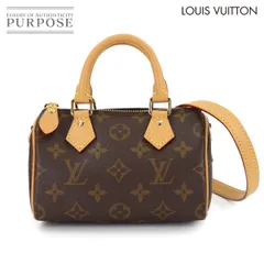未使用 展示品 ルイ ヴィトン LOUIS VUITTON モノグラム ナノ スピーディ 2way ハンド ショルダー バッグ M81085 Nano Speedy 90319769のサムネイル