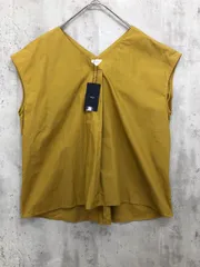 新品 URBAN RESEARCH DOORS アーバンリサーチドアーズ コットン バックリボン ブラウス シャツ sizeone/イエローカーキ ■◆ レディース