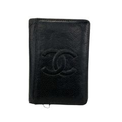 CHANEL ブラック レザー キーケース キャビアスキン シャネル - メルカリ