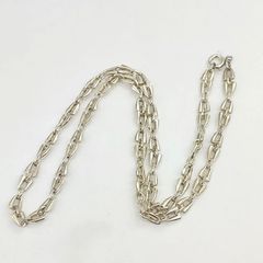 フィガロチェーン ワイド ネックレス L silver950/シルバーサイズ：L