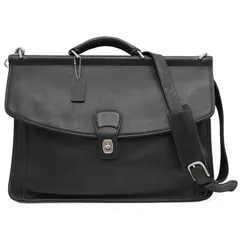 美品OLD COACH オールドコーチ ビジネスバッグ オールドCOACH レザー ブリーフケース ブラック