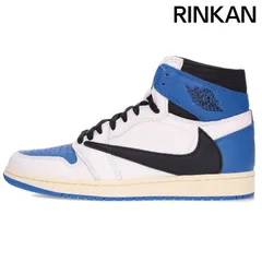 ナイキ ×トラヴィススコット Travis Scott  AIR JORDAN 1 HI OG SP FRAGMENT MILITARY BLUE DH3227-105 エアジョーダン1ハイミリタリーブルースニーカー メンズ 27cm