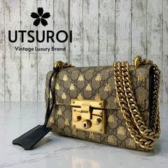 ☆美品☆グッチ チェーンショルダーバッグ パドロック ビースター