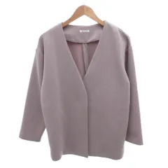 グラシア GLACIER 美品 ジャケット S 紫 パープル ノーカラー 長袖 無地 /IL ■ECF004のサムネイル