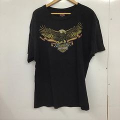 ハーレー ダビッドソン Tシャツ XL メタル イーグル クローム 90s 