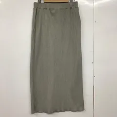 niko and... ニコアンド スカート ロングスカート NKN43518AD セルフカットリブスリットスカート