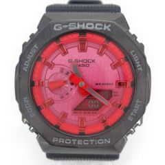 電池新品✨G-SHOCK GM-2100B ダークグレー レッド カシオーク 電池新品✨G-SHOCK GM-2100B ダークグレー レッド カシオーク - メルカリ