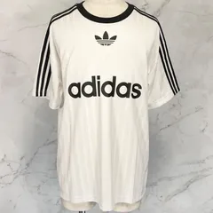 未使用品　adidas Originals アディダスオリジナルス　ADICOLOR POLY T アディカラー　ポリ　T 半袖　Tシャツ カットソー　トレフォイル　プリントロゴ　ホワイト　白　白色　Tシャツ Mサイズ