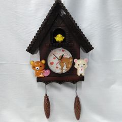 不二家 懸賞 ペコちゃん 振り子時計 壁掛け 赤 レトロ 非売品 ジャンク