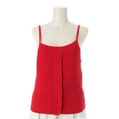 ドリスヴァンノッテン 25SS ウール アクリル リブ タンクトップ トップス 251-011209-1713-352 レッド L【中古】のサムネイル