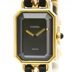 シャネル (CHANEL) プルミエール L サイズ ゴールドプレート レザー クォーツ レディース 時計 H0001のサムネイル
