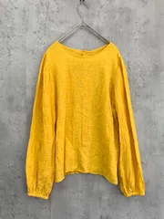 SLOBE IENA スローブイエナ ワッシャー ブラウス シャツ 黄 ■◇ レディース