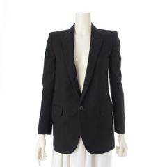 SAINTLAURENT サテンラペル スモーキングジャケット テーラード - メルカリ