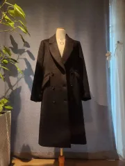 新品 H&M ウールロングコート 厚手 軽さ