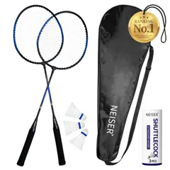 【新着商品】入門モデル 初心者向け 国内正規品 軽量・高耐久 2本セット バドミントンラケット NEISER