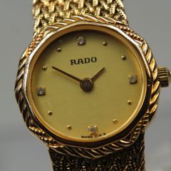 希少 RADO ラドー シェル文字盤 ダイヤベゼル コンビ 稼働品 美品