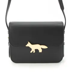 メゾンキツネ エディ レザー ショルダーバッグ NW05170LR0001 ブラック【中古】のサムネイル