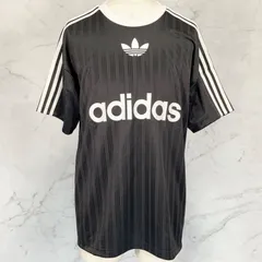 未使用品　adidas Originals アディダスオリジナルス　ADICOLOR POLY T アディカラー　ポリ　T 半袖　Tシャツ カットソー　トレフォイル　プリントロゴ　ブラック　黒　黒色　Tシャツ Mサイズ