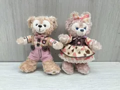 ぬいぐるみバッジ　2個セット　スウィート・ダッフィー 2017 シェリーメイ　東京ディズニーシー　ぬいバ