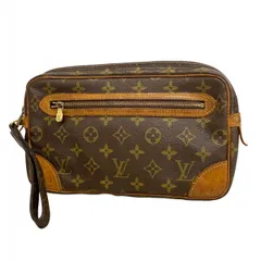 ★SALE【6da0650】ルイヴィトン クラッチバッグ モノグラム マルリードラゴンヌGM M51825 ブラウン【中古】メンズ