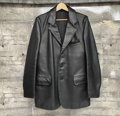Jean Paul Gaultier homme レザーテーラードジャケット - メルカリ