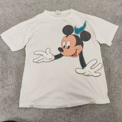 p*o様 90S Disney ぶち抜きドナルドダック Tシャツ リンクプリント