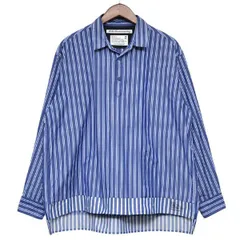 WHITE MOUNTAINEERING　ホワイトマウンテニアリング　2019SS　STRIPE PULLOVER SHIRT　プルオーバーストライプシャツ　WM1971107　8054000241668