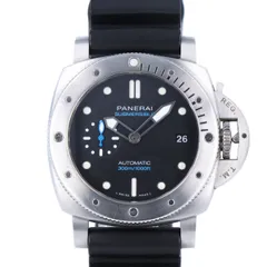 【PANERAI】 パネライ サブマーシブル 1950 3デイズ アッチャイオ PAM00973 42mm ステンレススチール SS 黒文字盤 替えバンド付 自動巻き オートマ メンズ 腕時計 時計 【中古】 USED-A 【9304】のサムネイル
