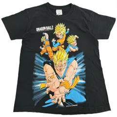 90年代 ドラゴンボールZ 半袖Ｔシャツ アニメ キャラクター ブラック(キッズ 12-13)中古 古着 X9857