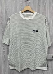 N!ce SHOP 半袖ボーダーTシャツ ネイビー XS ナイス NICE N!ce SHOP 半袖ボーダーTシャツ ネイビー XS ナイス NICE - メルカリ