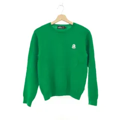Mr.BATHING APE ミスターベイシングエイプ クルーネックニット サイズ:L(縮み有)     グリーン メンズ / 241005007532 Mr.BATHING APE ミスターベイシングエイプ クルーネックニット サイズ