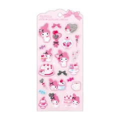 サンリオ ジュエルマシュマロステッカーズ ピンクティータイム／マイメロディ【ティーズファクトリー】