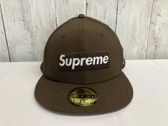 supreme シュプリーム × New Era ニューエラ Box Logo Mesh Back ブラウン