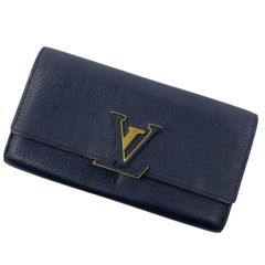 【中古】LOUIS VUITTON | ルイ・ヴィトン ポルトフォイユ カプシーヌ トリヨン パルナセア 二つ折り長財布 M63739 マリーヌルージュ ネイビー【尾張小牧店】 カプシーヌ ルイヴィトン LOUIS VUITTON ポルトフォイユ・カプシーヌ