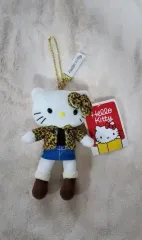 新品)HELLO KITTY(ハローキティ) ぬいぐるみ キーホルダー レオパード