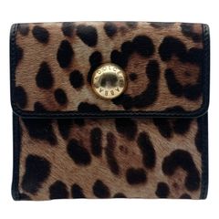 FENDI フェンディ 財布 二つ折り ズッカ柄 キャンバス レザー FFロゴ