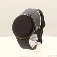 ソフマップ 〔中古品〕 Google Pixel Watch2 LTE Matte Blackアルミケース／Obsidianアクティブバンド GA05025-GB【377】