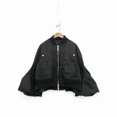 sacai サカイ Nylon Twill Blouson バルーンスリーブナイロンツイルブルゾン ブラック 2 23-06670のサムネイル