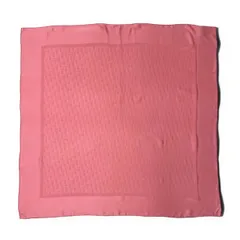 d22 Christian Dior クリスチャンディオール スカーフ バンダナ ロゴデザイン ピンク シルク100％ レディース 女性用u02t