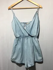 04128　Bershka　デニムオールインワン