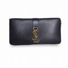 サンローラン パリ SAINT LAURENT PARIS カサンドラ ロングウォレット ラウンドジップ 長財布 ロゴ ブラック SB03260226220