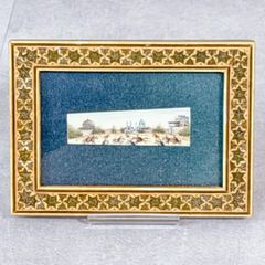 ペルシャ（イラン）ミニアチュール（細密画） ハータムカーリー（寄木
