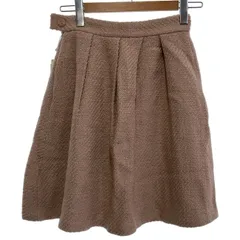 【中古】　JILLSTUART　スカート　ショート丈　サイドジップ　ツイード　古着　/2406のサムネイル