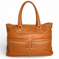 トッズ TOD'S トートバッグ レザー ライトブラウン E0227032694
