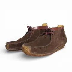 クラークス clarks 美品 ワラビー クレープソール ブラウン 5 1/2 23.5cm相当 k356120 0217