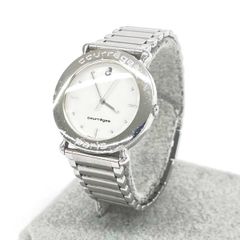 Courreges クレージュ バングルウォッチ 腕時計  クォーツ/SS/ 4N20-0720   シルバーカラー レディース / 240001170706 Courreges クレージュ バングルウォッチ 腕時計 クォーツ/SS/ 4N20